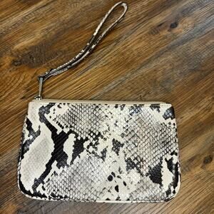 Lauren Ralph Lauren Wristlet Snakeskin purse